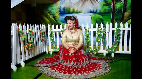 Pakistani Wedding Highlight -Bridal Photoshoot - Indoor Studio Photographer & Videographer