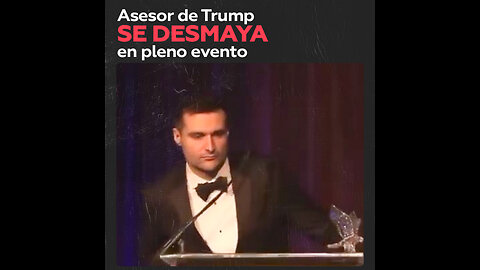 Un asesor de Trump se desploma durante gala con jóvenes republicanos