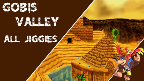 Banjo-Kazooie - Gobi's Valley - All Jiggy Locations