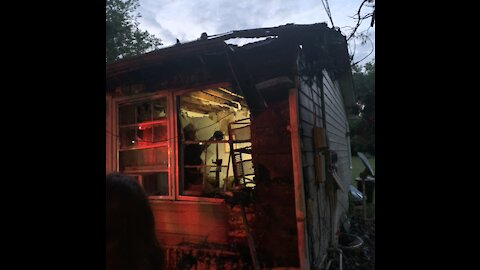 Lord saved me from a fire.