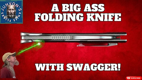 A Big Ass Folding Knife with Swagger! Renegade Provisions Gungnir!