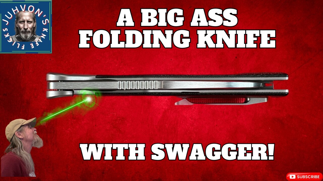 A Big Ass Folding Knife with Swagger! Renegade Provisions Gungnir!