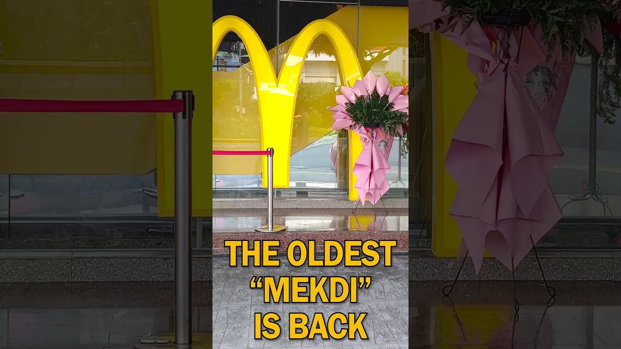 The oldest McDonald's of Jakarta is back! Check it out!