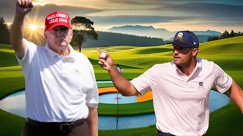Trump Beats Bryson DeChambeau on the Golf Course!