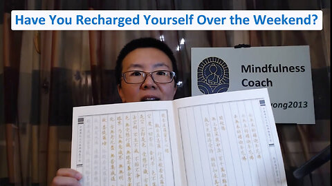 Have You Recharged Yourself Over the Weekend?