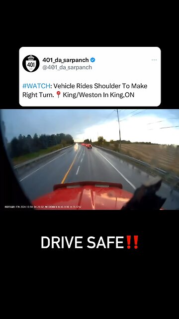 Dangerous driving In King Ontario