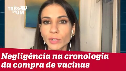 Amanda Klein: Governo federal não estimulou a compra de vacinas