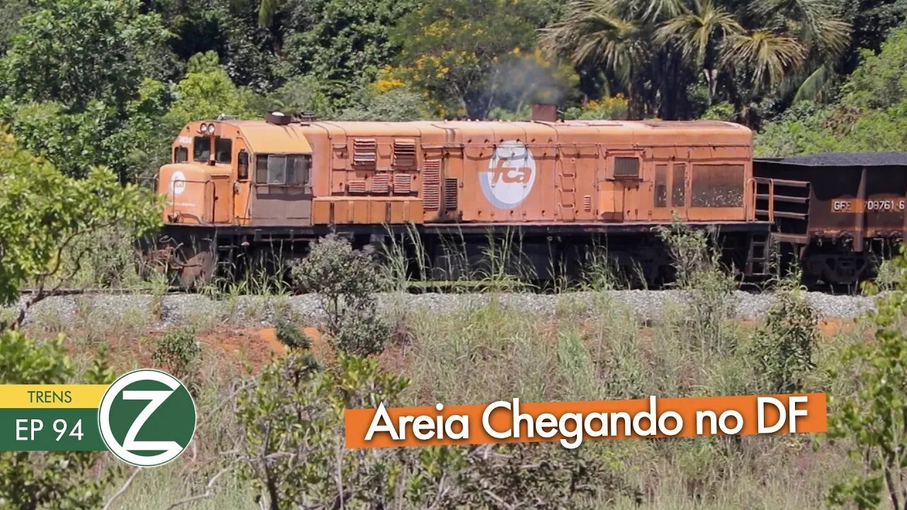 Locomotiva U20C no Trecho Com Lastro e Areia | #94