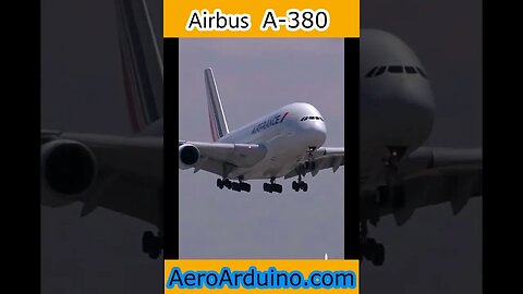 Majestic A380 Takeoff and Landing #Flying #Aviation #AeroArduino