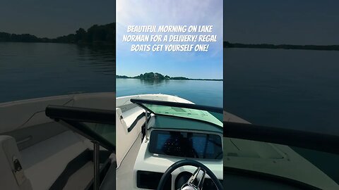 Regal Boats on Lake Norman #shorts