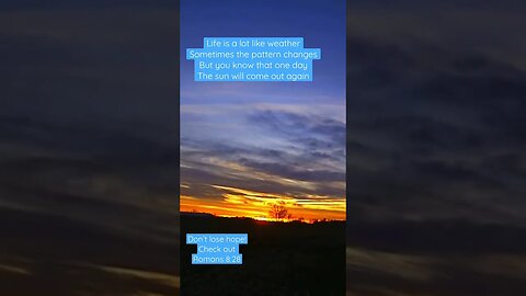 Kalamazoo Sunset- Don’t Lose Hope! Music by Scott Buckley