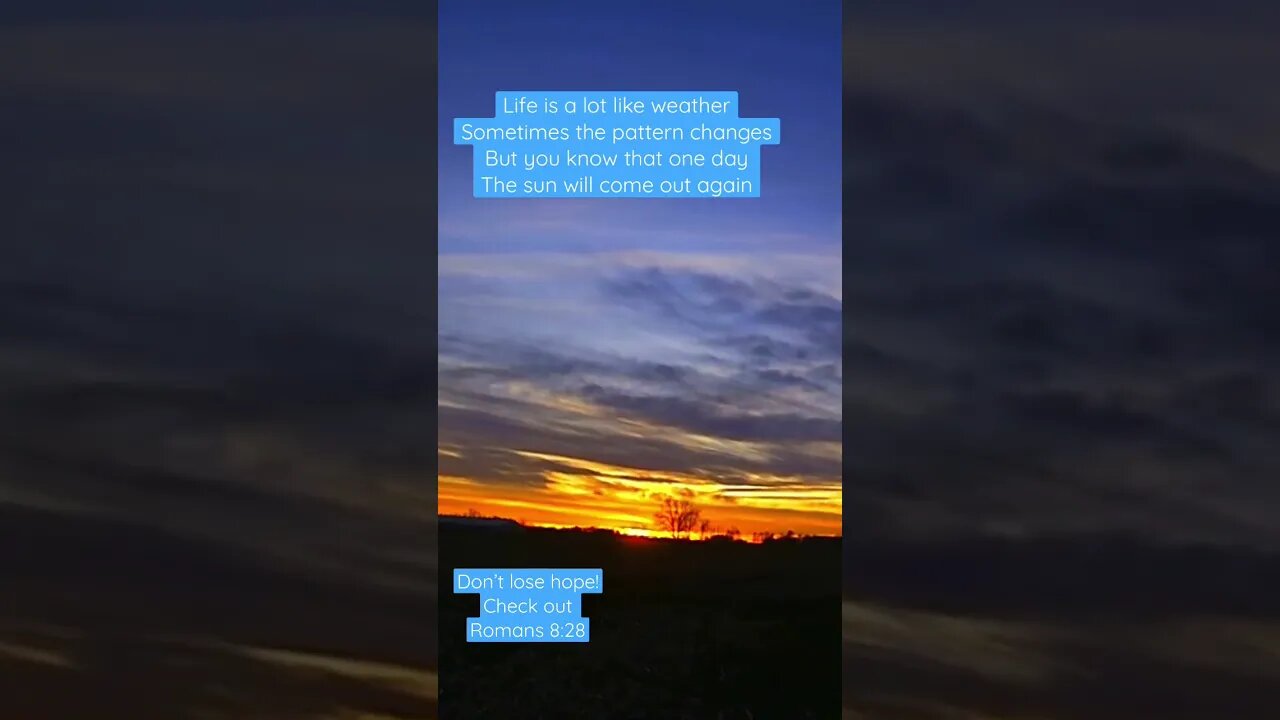Kalamazoo Sunset- Don’t Lose Hope! Music by Scott Buckley