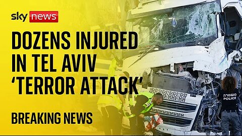 BREAKING: Dozens injured in bus stop 'terror attack' near Tel Aviv