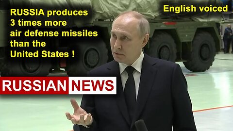 Russia produces 3 times more air defense missiles than the United States! Putin, Ukraine