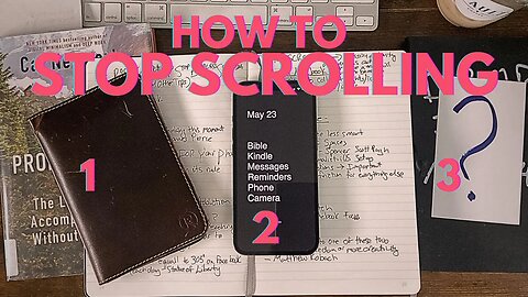 A Pocket Notebook To Stop Endless Scrolling & Feeling Bored (And Other Tips)