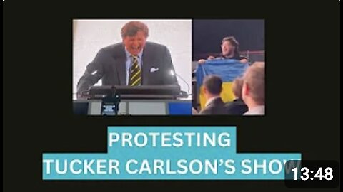 (mirror) Protesting for Ukraine at Carlson’s show —- Drew Pavlou