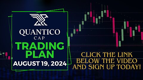 QuanticoCap TradingPlan - 19 August 2024 | Make Money Online Day Trading Nasdaq