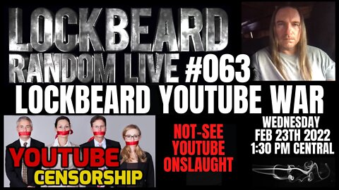 LOCKBEARD RANDOM LIVE #063 Lockbeard Youtube War