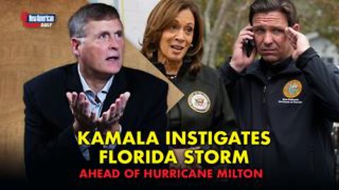 Cyclonic Bickering: Harris politicizes hurricane relief as mammoth Milton closes in