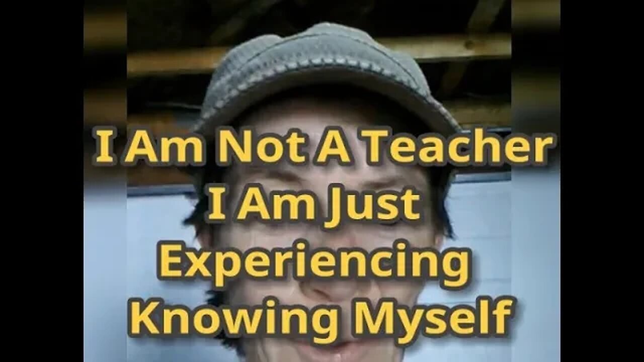 Morning Musings # 516 - I Am Not A Teacher, I Am Just Experiencing Knowing Myself. 🥰