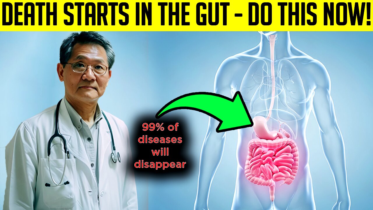 Japanese Doctor Warns - Diseases Starts In The Guts - Do This To Heal Most Diseases