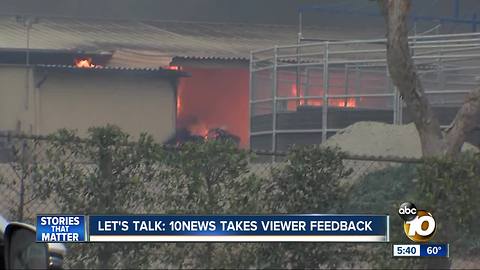 Let's Talk: 10News takes viewer feedback