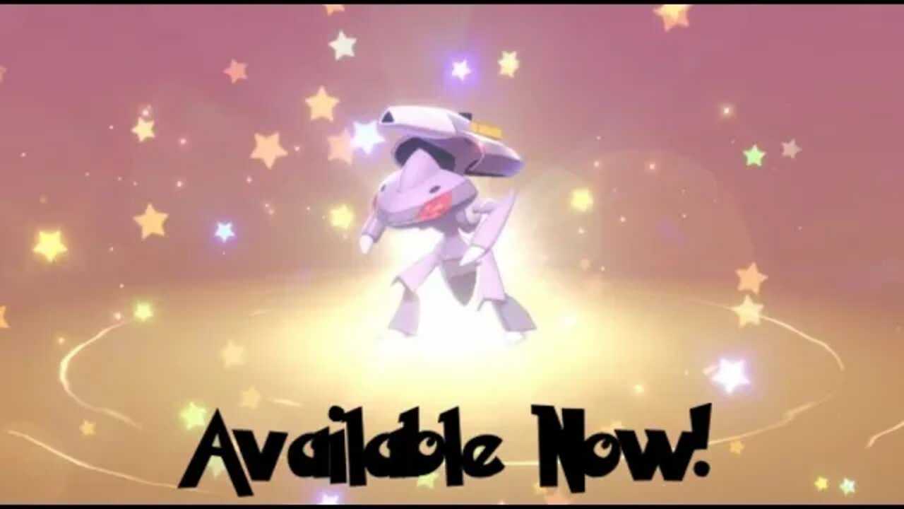 Genesect Mystery Gift Available Now!