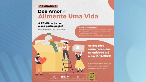 Iniciativa da PC: Campanha Doe Amor e Alimente uma Vida é realizada em Engenheiro Caldas.