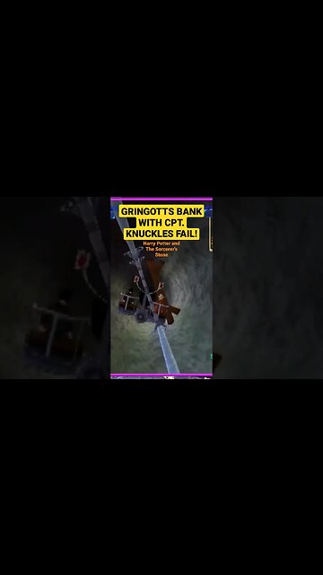 Harry Potter and The Sorcerer's Stone Livestream moment#4 GRINGOTTS BANK FAIL #letsplay #shorts