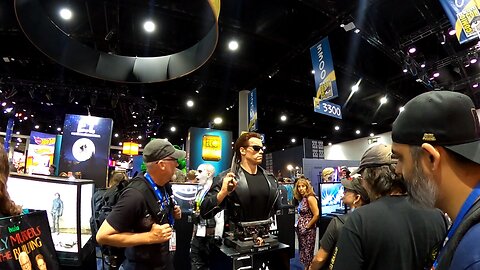 Terminator, Michael Jackson & GI Joe Displays at Comic Con 2024
