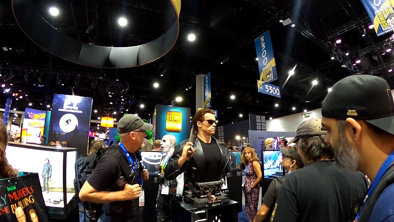 Terminator, Michael Jackson & GI Joe Displays at Comic Con 2024
