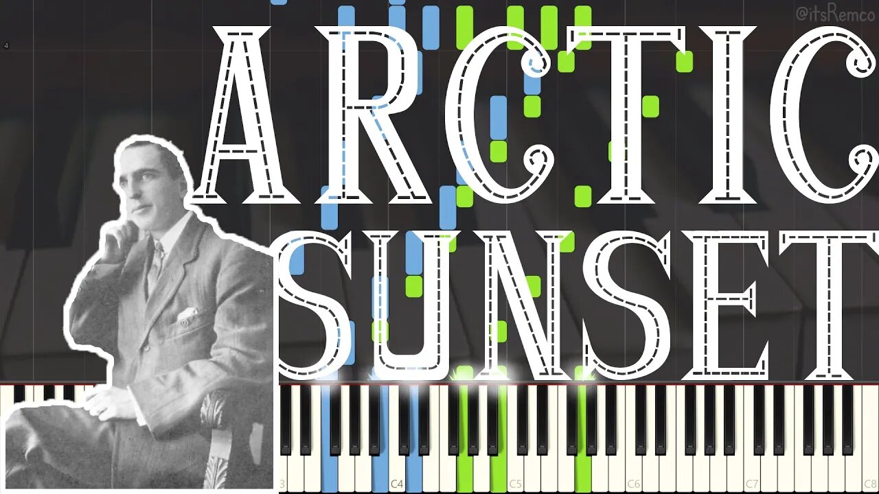 Joseph F. Lamb - Arctic Sunset 1960 (Ragtime Piano Synthesia)