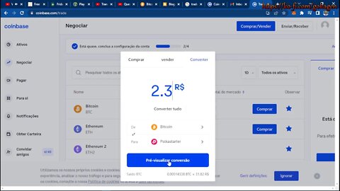 Transmissão ao vivo de Tempo final tabela coinbase 2