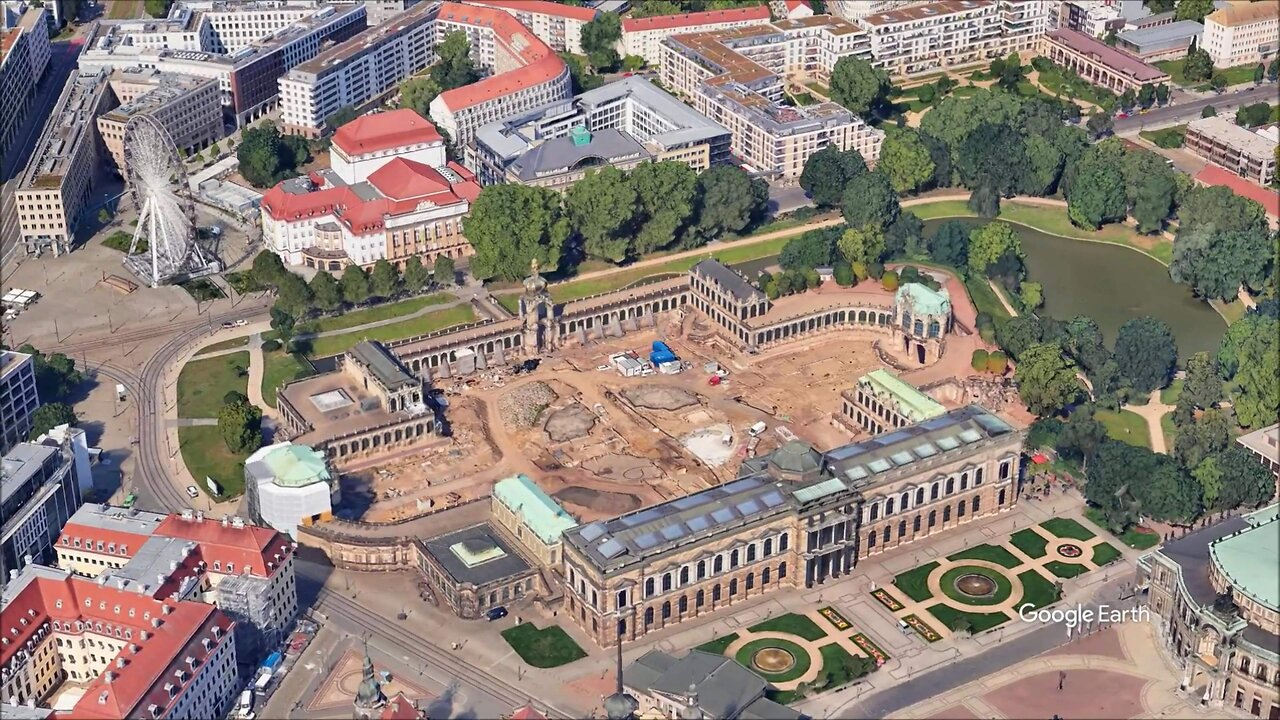 Dresdner Zwinger is a palatial complex in Dresden, Germany