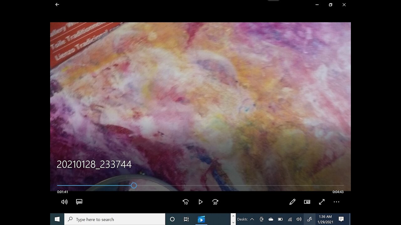 Dimensional Abstract Expressionist Painting