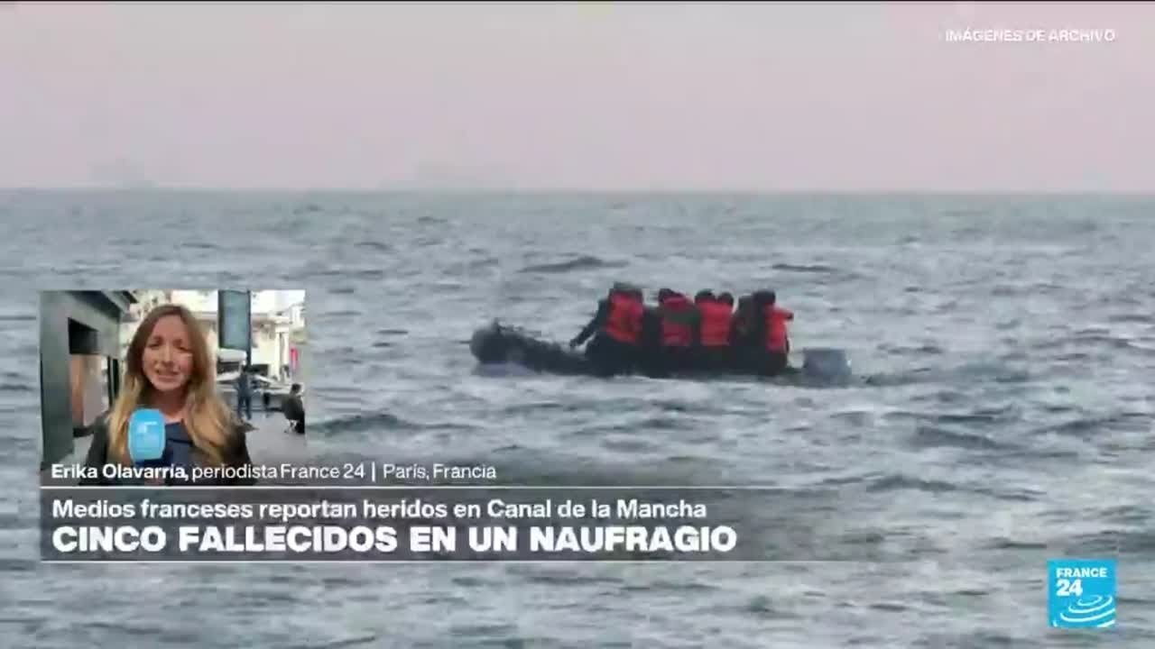 Informe desde París: al menos 12 migrantes fallecidos en naufragio en el Canal de la Mancha
