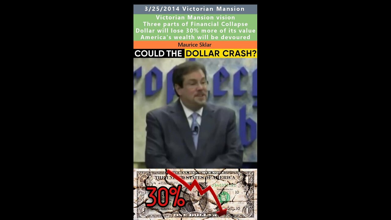 America's Financial Collapse Prophecy - Maurice Sklar 3/25/2014