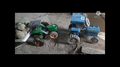 Toy tractor diy tractor machine science project tractor