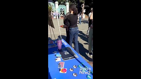 🚨BREAKING: Liberal Student with TDS Pours Tomato Juice on Republican Students