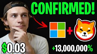 SHIBA INU COIN 🔥 MASSIVE MICROSOFT PARTNERSHIP CONFIRMED! 🚨 SHIBA TOKEN PRICE PREDICTION