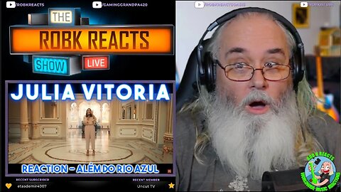 Julia Vitoria Reaction - Além do Rio Azul - First Time Hearing - Requested