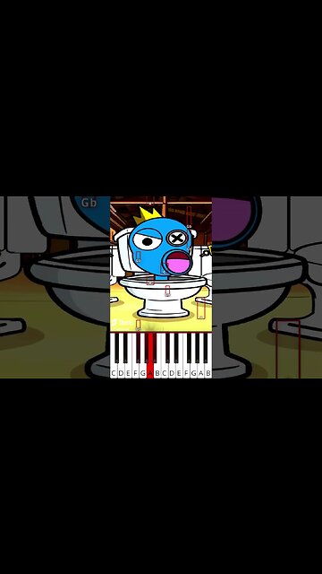 Tom sings turned to skibidi toilet by wrathful HOHO Blue (@TomSingss) - Octave Piano Tutorial