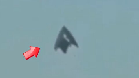 Sighting of a black triangular UFO above near the facility [Space]