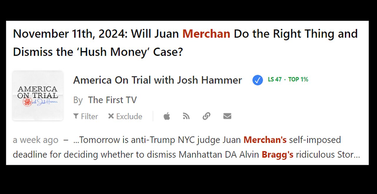 Sentencing Postponed to TOMRW-Will Merchan do the right thing? JOSH HAMMER Runs Down ALL Trump Cases