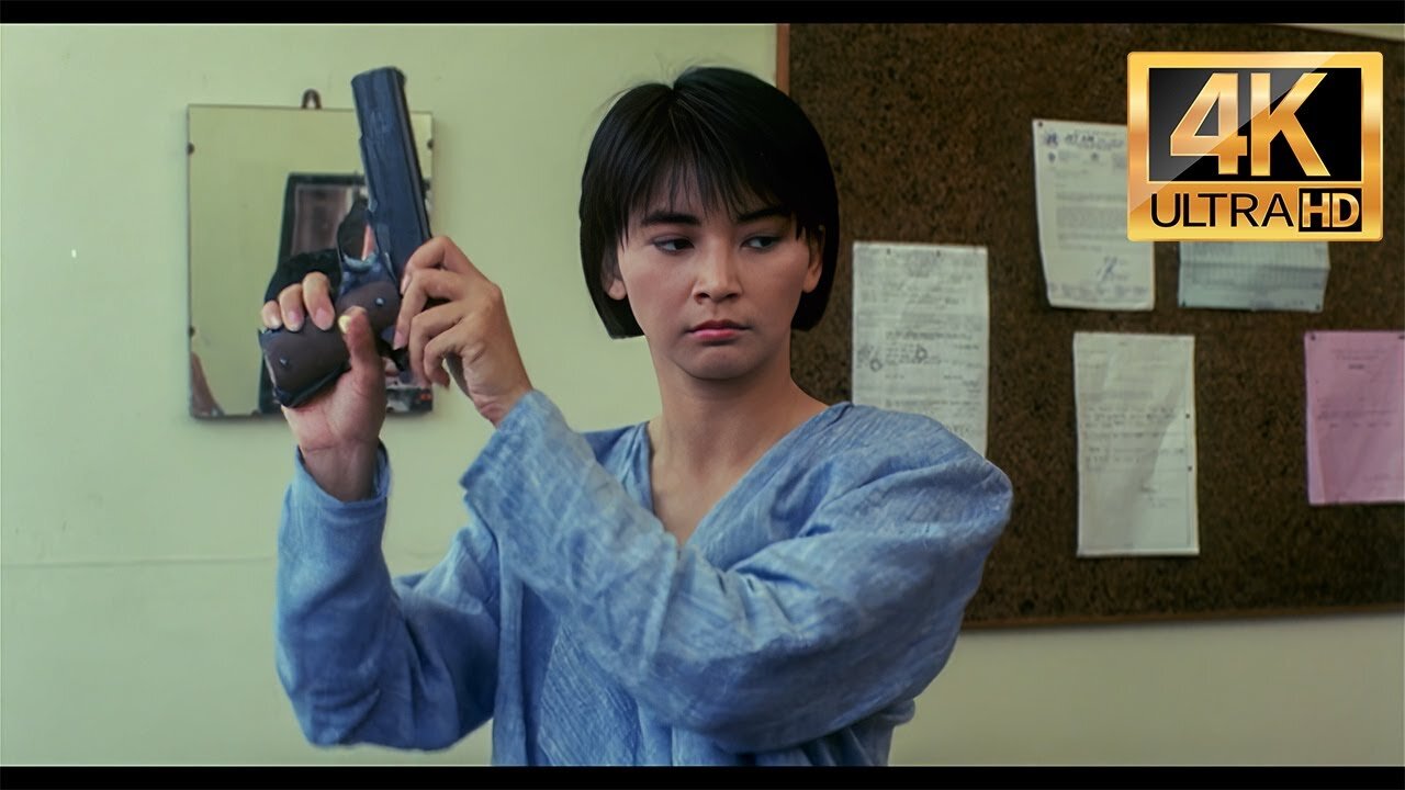 Sibelle Hu and Cynthia Rothrock in The Inspector Wear Skirts (1988) 4k