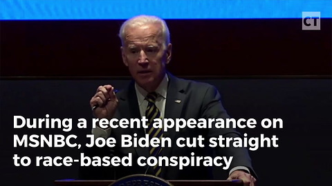 Joe Biden Goes On Al Sharpton’s Show And Plays An Outrageous Race Card
