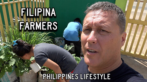 Filipinas Harvest 14 Peanuts In Grandma's Garden And Drone LOCATES SOURCE of Bad Smell!