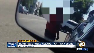Road rage fuels assault, anti-gay slurs