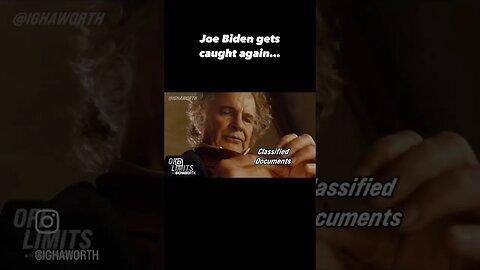 Joe Biden’s PRECIOUS Classified Documents LOTR Meme #viral #joebiden #classifieddocuments #memes