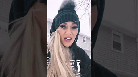 WE JUST GOT BURIED IN ❄️ how much did you guys get? #shorts #blizzard